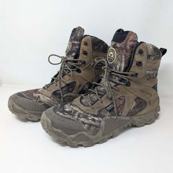 Red Wing Irish Setter Hunt 2874 Men's Size 12 D Boots Waterproof Camo Hunting - Picture 1 of 13
